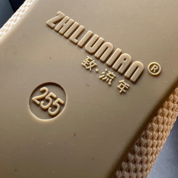 Zhiliunian Women Beaded Flats Square Toe Rhinestone Beige Shoes Size 8.5 - Picture 8 of 8